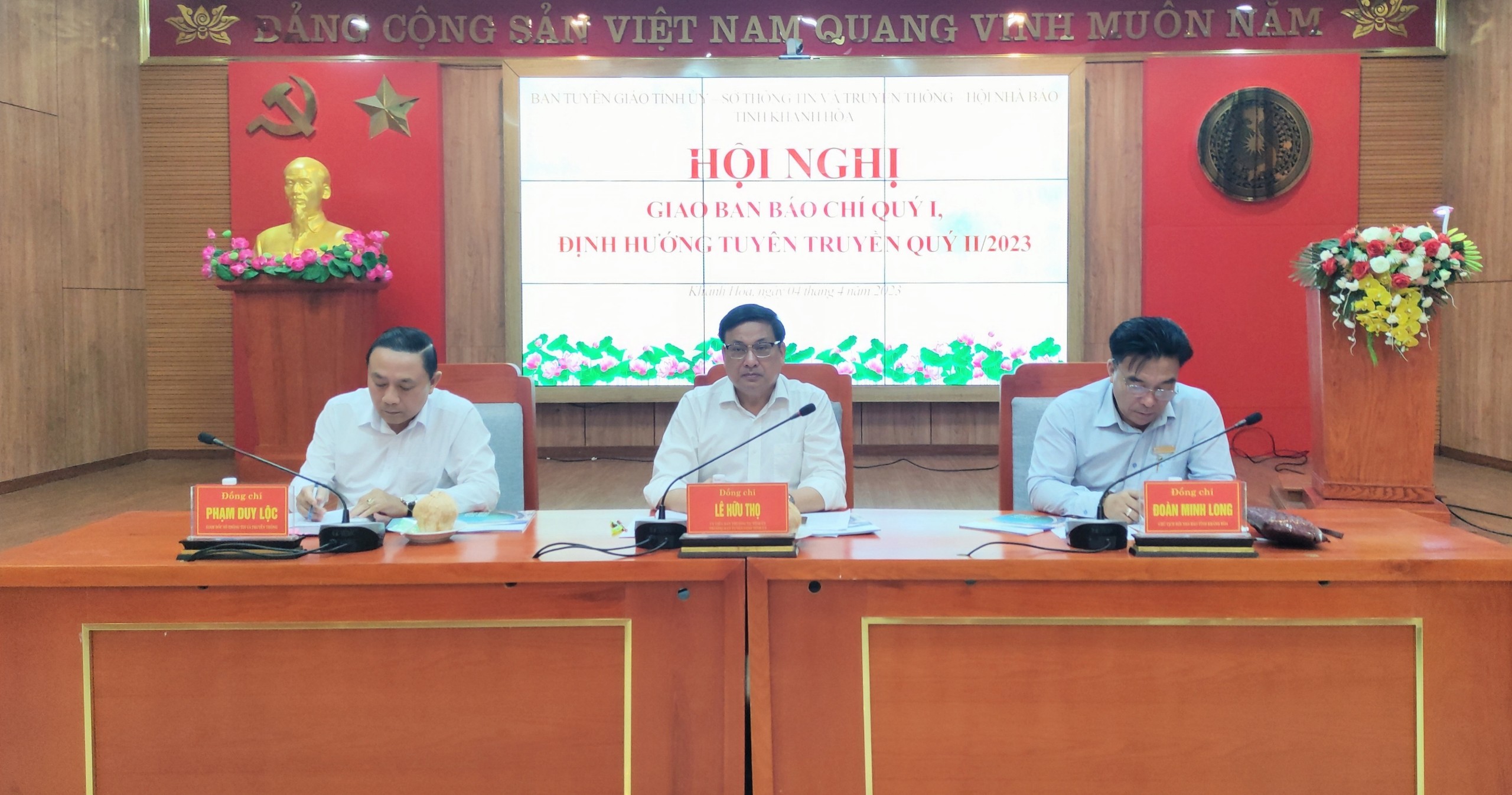 Hội nghị giao ban báo chí quý I và định hướng tuyên truyền quý II/2023